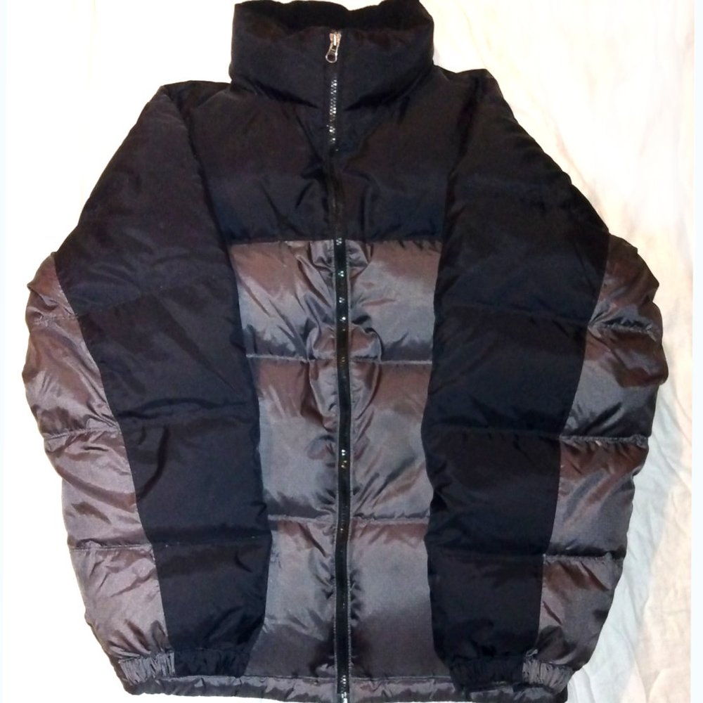 Men s Goose Down Parka Jacket 70/30 Down Fill Like New Size Medium Men